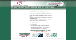 Desktop Screenshot of caccoin.com