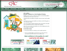 Tablet Screenshot of caccoin.com